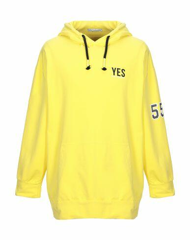 Daniele Alessandrini Man Sweatshirt Yellow Cotton, Elastane Cover