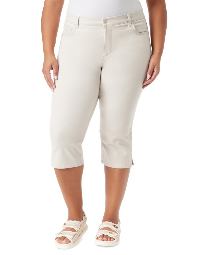 Gloria Vanderbilt Plus Size Amanda High-Rise Capri Jeans - Stonewood Cover