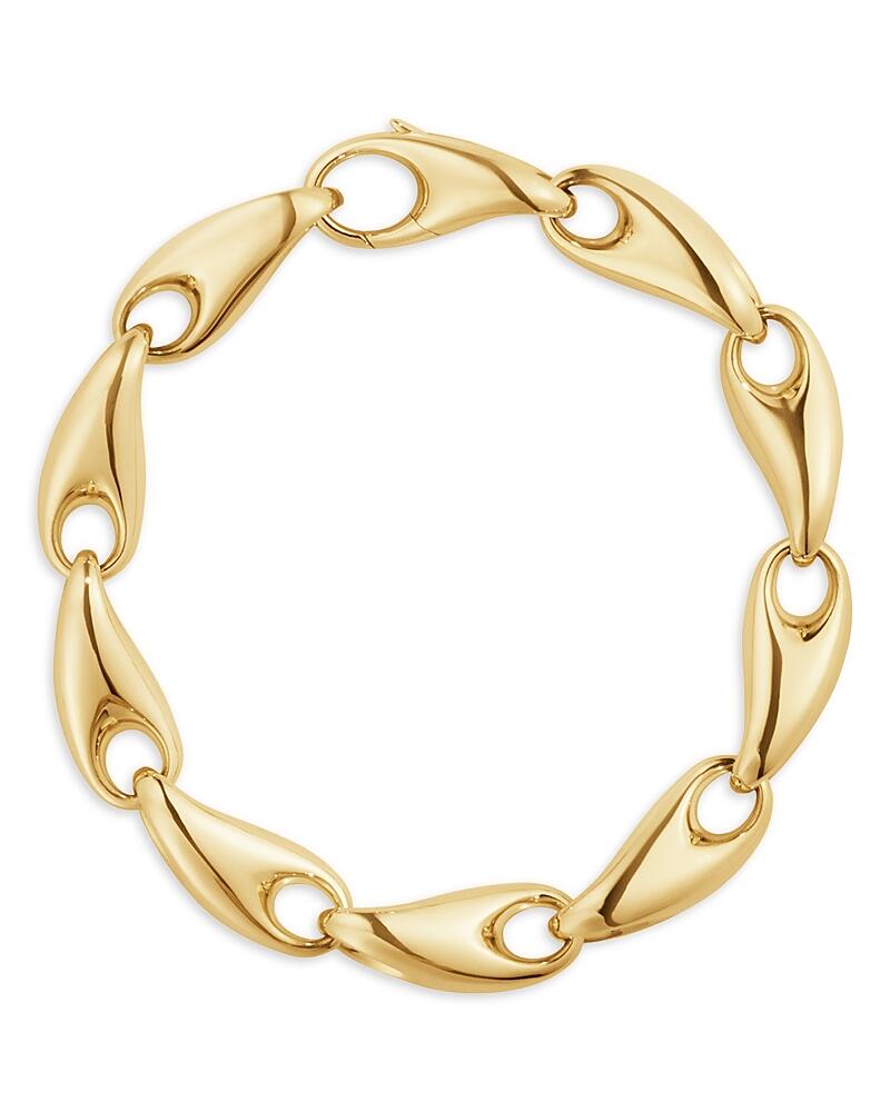 Georg Jensen 18K Yellow Gold Reflect Large Link Bracelet Cover