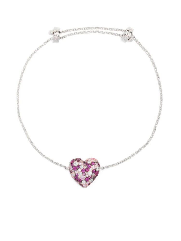 APM Monaco heart-charm sterling-silver bracelet Cover