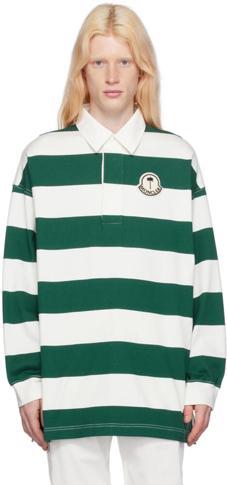 Moncler Genius Moncler x Palm Angels White & Green Polo Cover