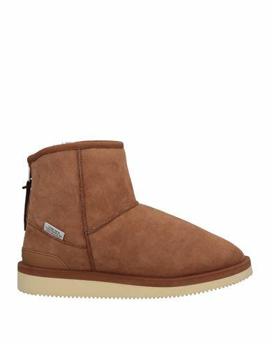 Suicoke Woman Ankle boots Camel Leather Cover