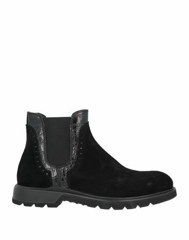 Giovanni Conti Man Ankle boots Black Soft Leather Cover