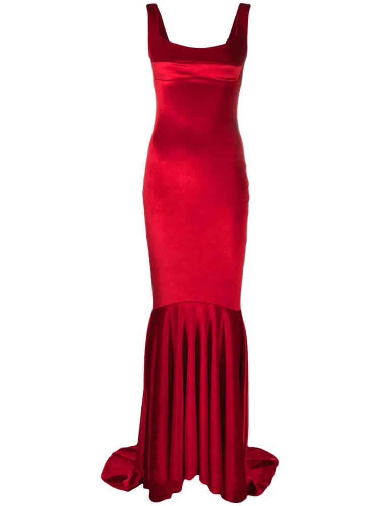 Atu Body Couture velvet mermaid gown - Red Cover