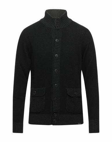 Brooksfield Man Cardigan Black Wool Cover