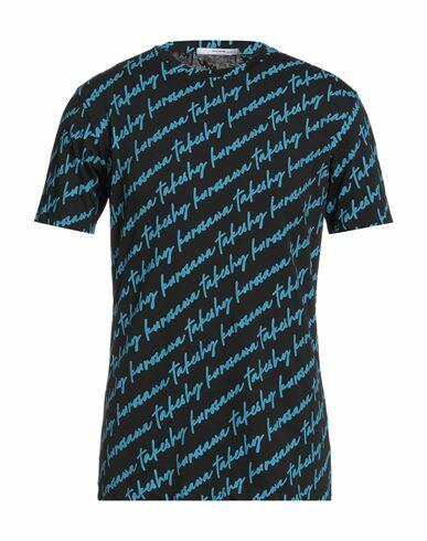 Takeshy Kurosawa Man T-shirt Blue Cotton Cover