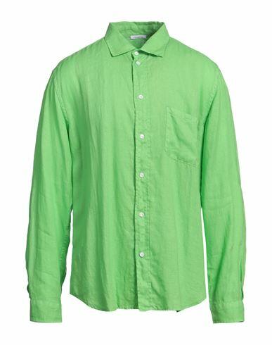 Malo Man Shirt Green Size 17 ½ Linen Cover