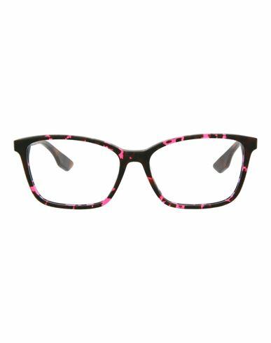 Mcq Alexander Mcqueen Square-frame Acetate Optical Frames Woman Eyeglass frame Brown Acetate Cover