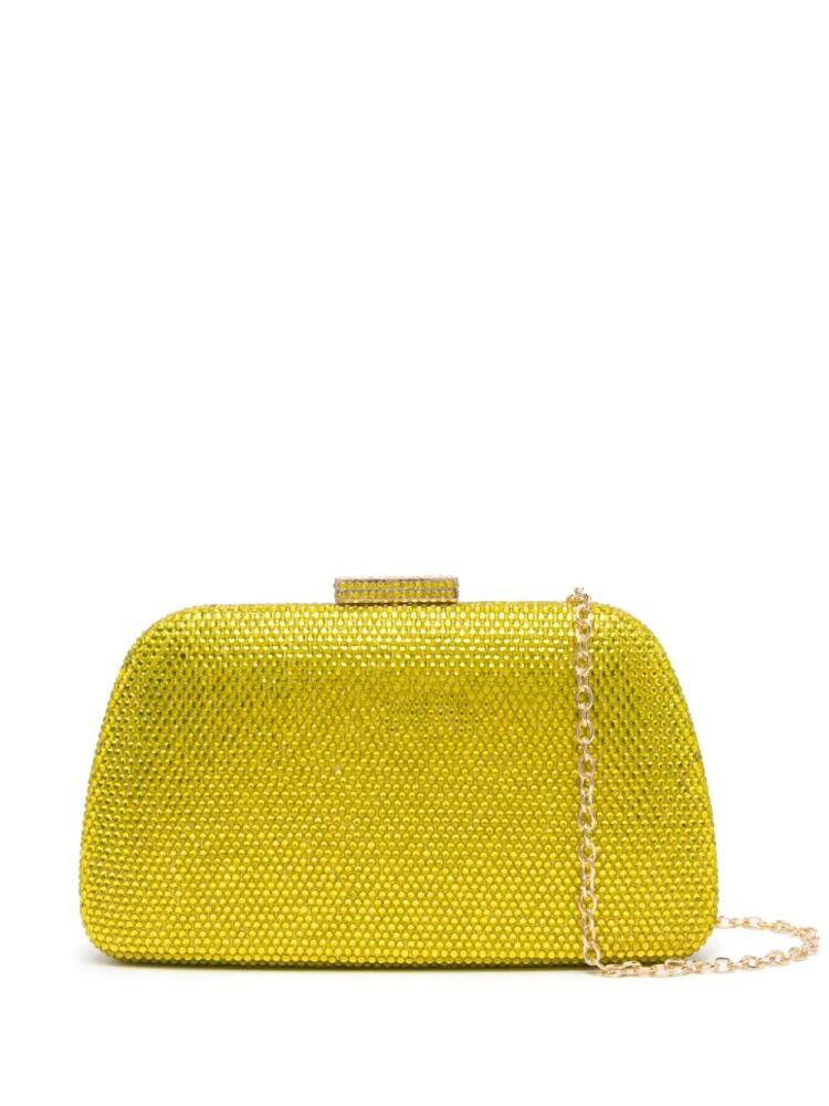 SERPUI Josephine crystal-embellished mini bag - Yellow Cover