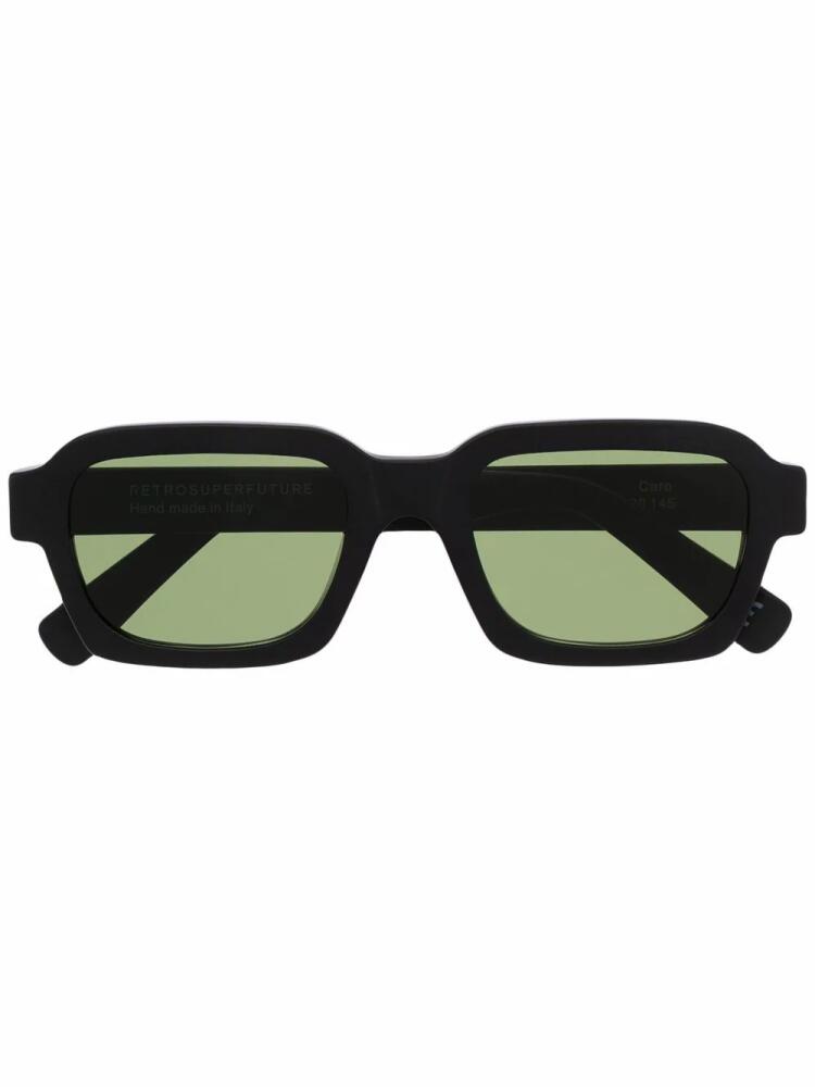 Retrosuperfuture Caro rectangular sunglasses - Black Cover