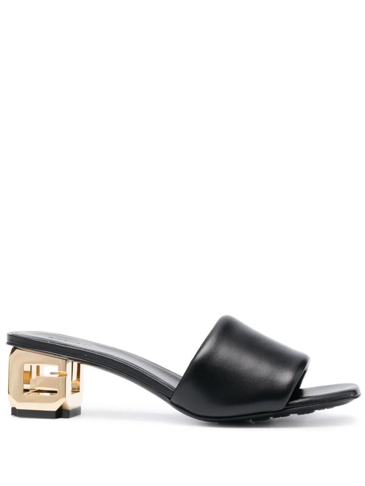 Givenchy G Cube leather mules - Black Cover