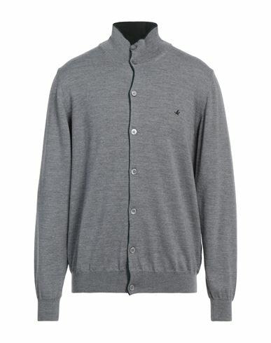 Brooksfield Man Cardigan Grey Wool Cover