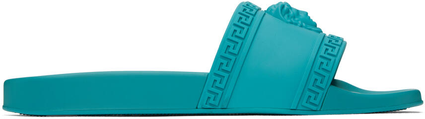 Versace Blue Palazzo Slides Cover