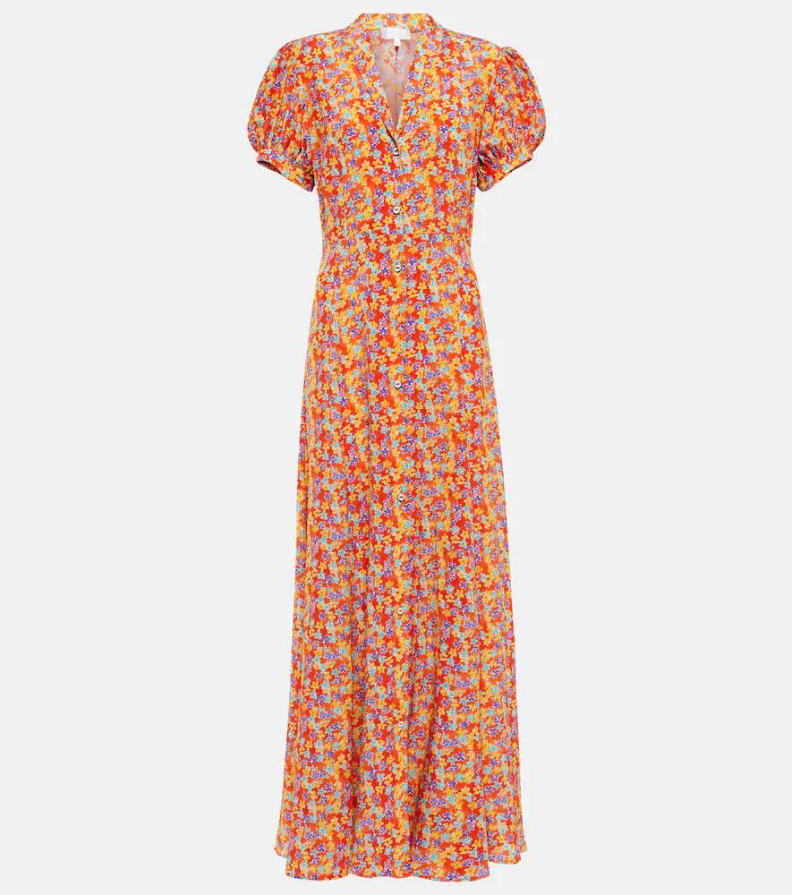 Caroline Constas Bel floral silk crêpe maxi dress Cover