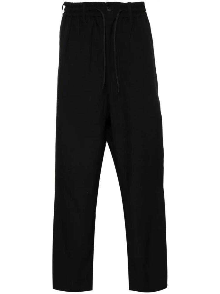 Y-3 3-Stripes straight-leg trousers - Black Cover