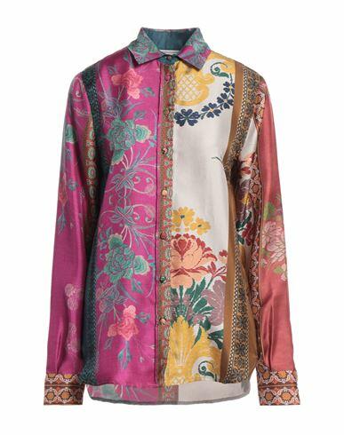 Pierre-louis Mascia Woman Shirt Fuchsia Silk Cover