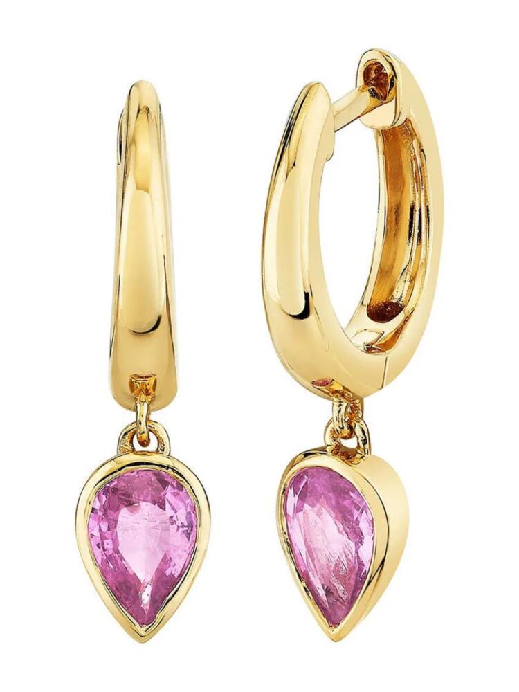 SHAY 18kt yellow gold sapphire earrings Cover