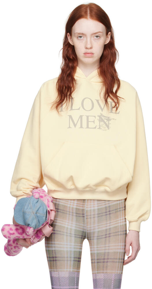 Praying Yellow 'I Love Men' Hoodie Cover