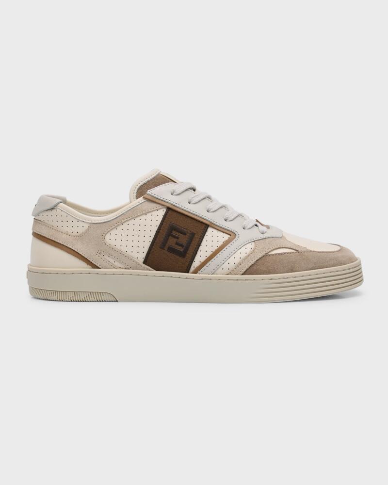 Fendi Men's Step Mix Low-Top Sneakers Cover