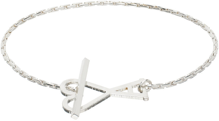 AMI Paris Silver Ami de Cœur Chain Bracelet Cover