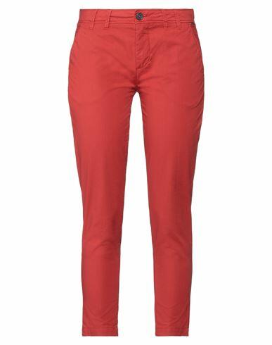 Teleria Zed Woman Pants Coral Cotton, Lycra Cover