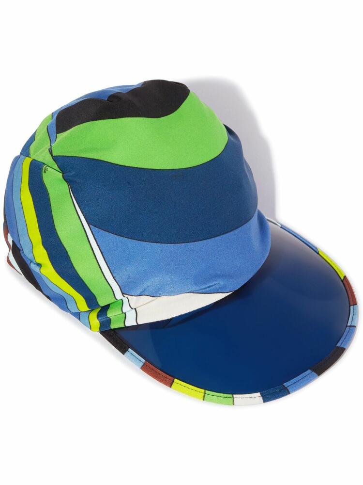 PUCCI abstract-print baseball cap - Blue Cover