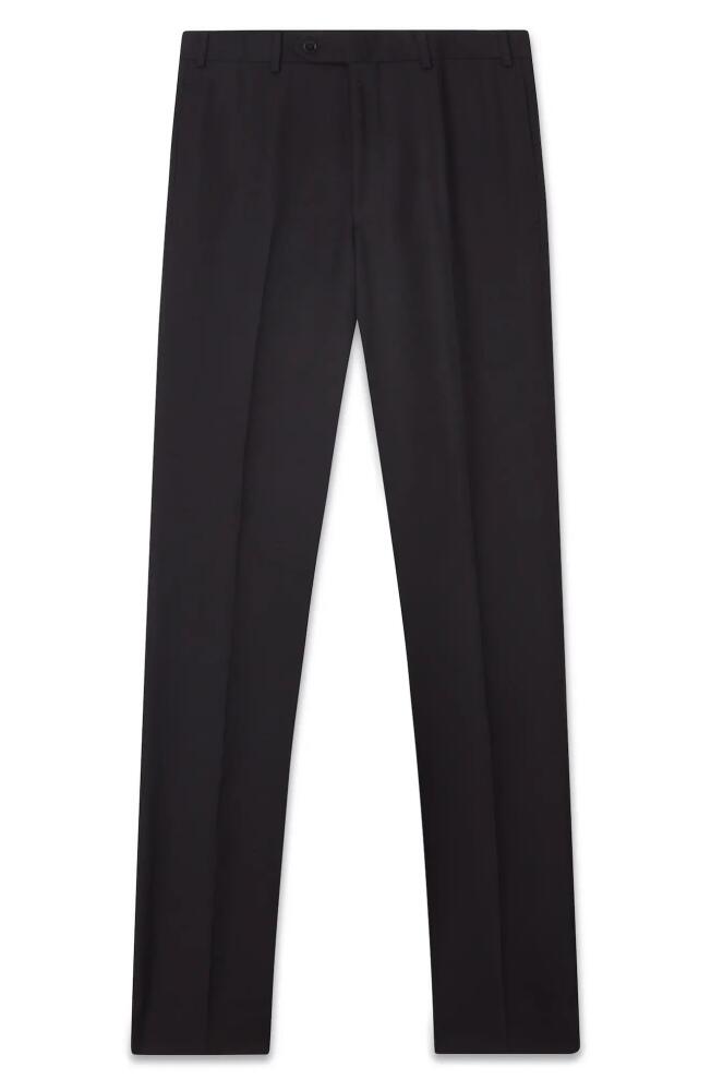 BLK DNM Wool & Mohair Trousers in Black Wool Mohair Cover