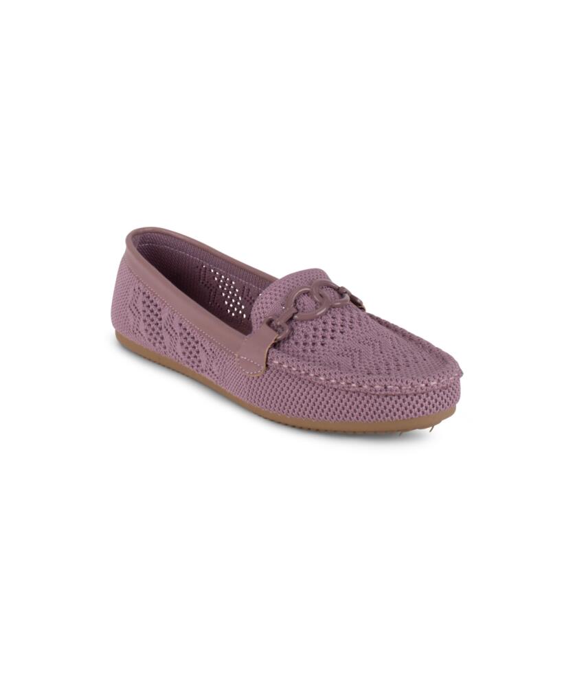 Gloria Vanderbilt Women's Abigale Knit Slip On Loafer - Lavender Cover