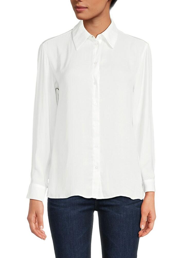 NANETTE nanette lepore Women's Solid Shirt - Brilliant Cover