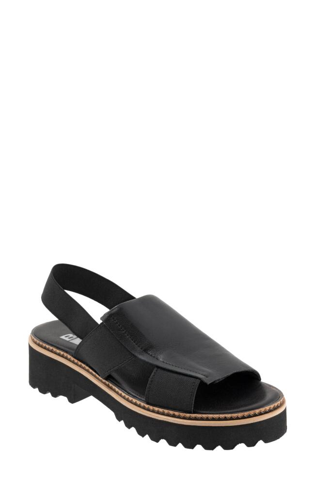 Bueno Amy Slingback Platform Sandal in Black Cover