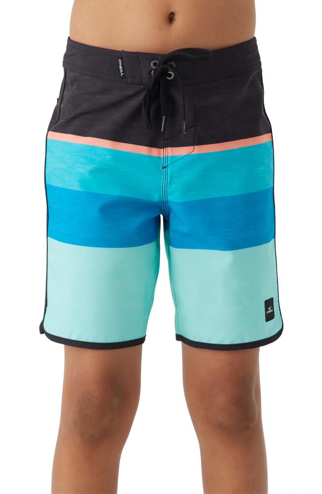 O'Neill Lennox Scallop 16 Hyperdry™ Stretch Board Shorts in Turquoise Cover