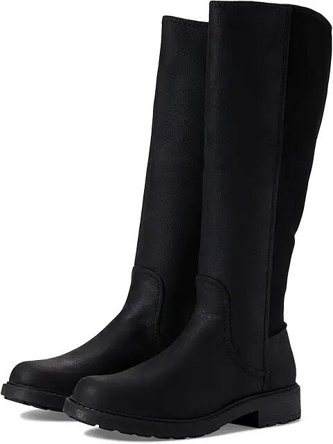 Clarks Opal Glow (Black Leather) Women's Boots Cover