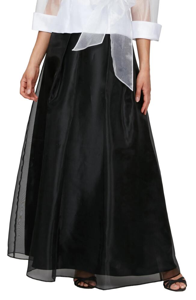 Alex Evenings Organza Skirt in Black Cover