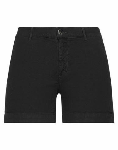 Kaos Jeans Woman Shorts & Bermuda Shorts Black Cotton, Elastane Cover