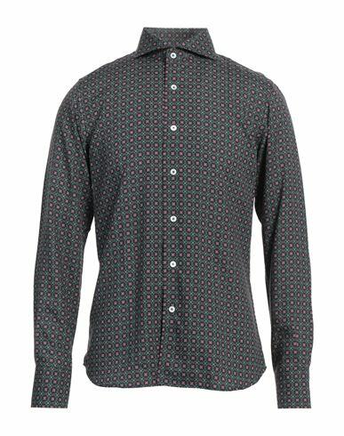 Canali Man Shirt Deep jade Lyocell Cover