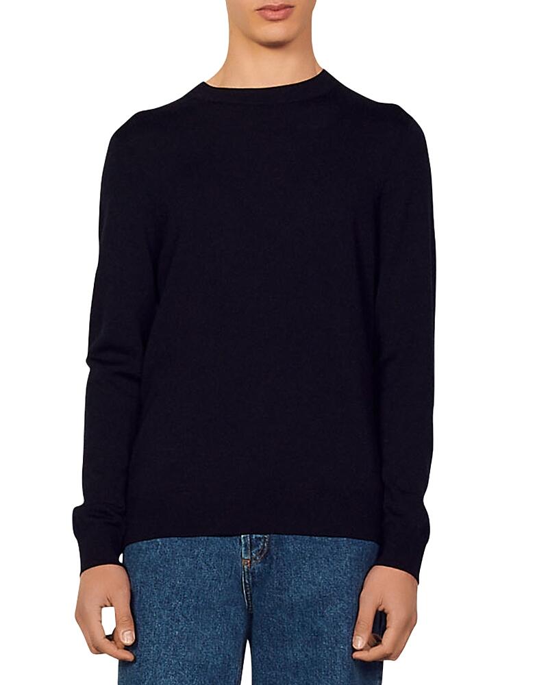 Sandro Merino Wool Crewneck Sweater Cover