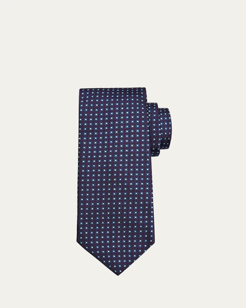 Cesare Attolini Men's Mini Square Silk Tie Cover