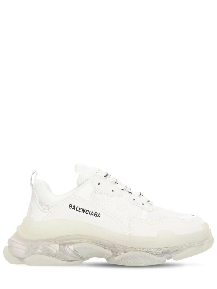 BALENCIAGA 60mm Triple S Clear Sole Sneakers Cover