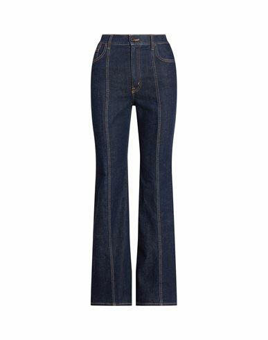 Polo Ralph Lauren The Flare Jean Woman Jeans Blue Cotton, Elastane Cover