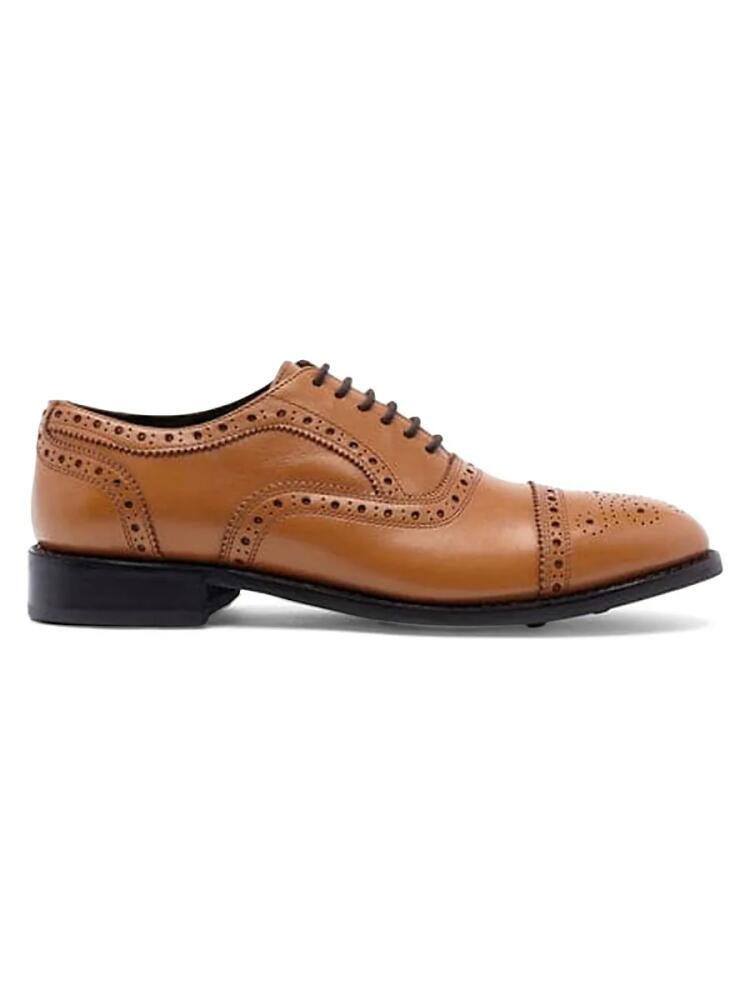 Anthony Veer Men's Ford Cap Toe Oxford Brogues - Walnut Cover