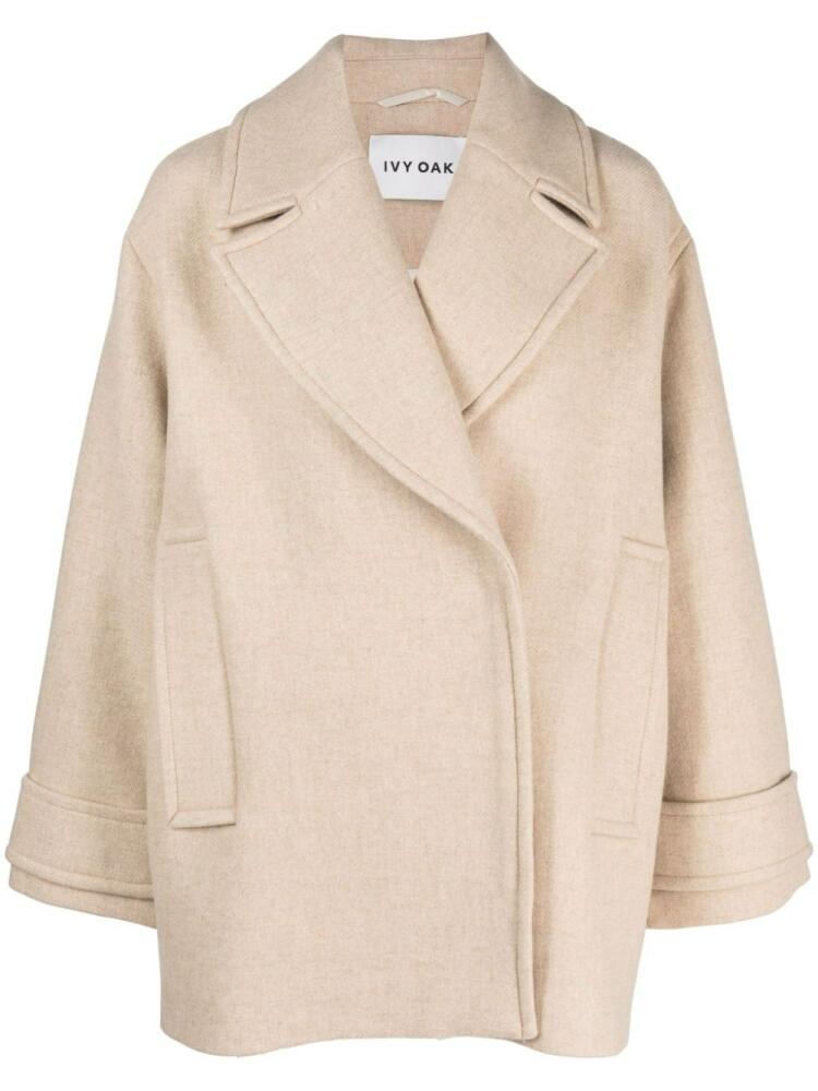 IVY OAK Carly double-breasted jacket - Neutrals Cover