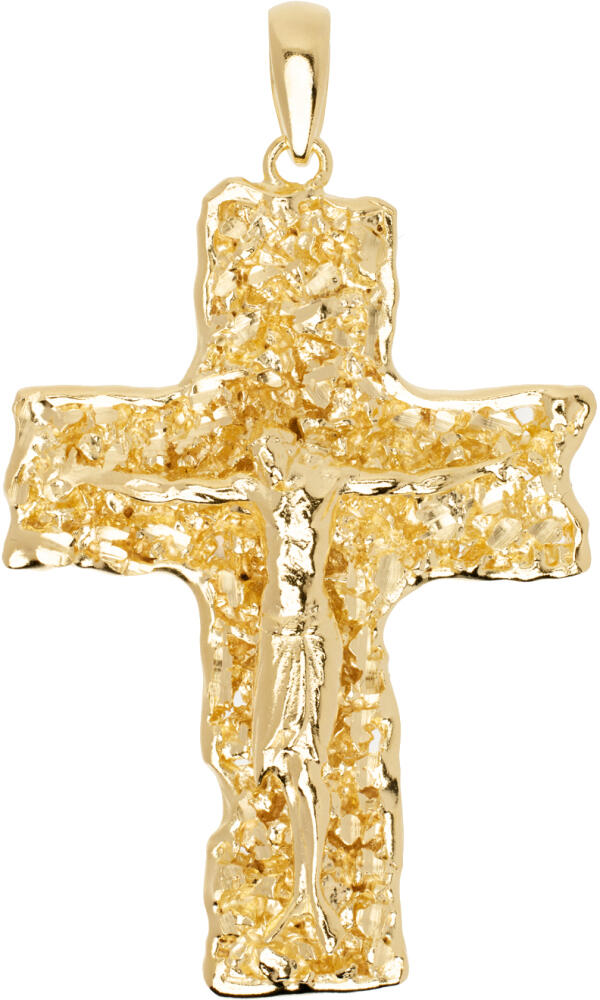 Veneda Carter SSENSE Exclusive Gold VC009 Cross Pendant Cover