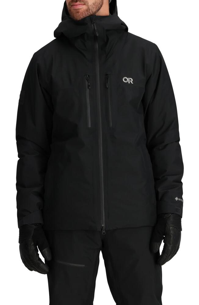 Outdoor Research Tungsten II GORE-TEX Waterproof Snow Jacket in Black Cover