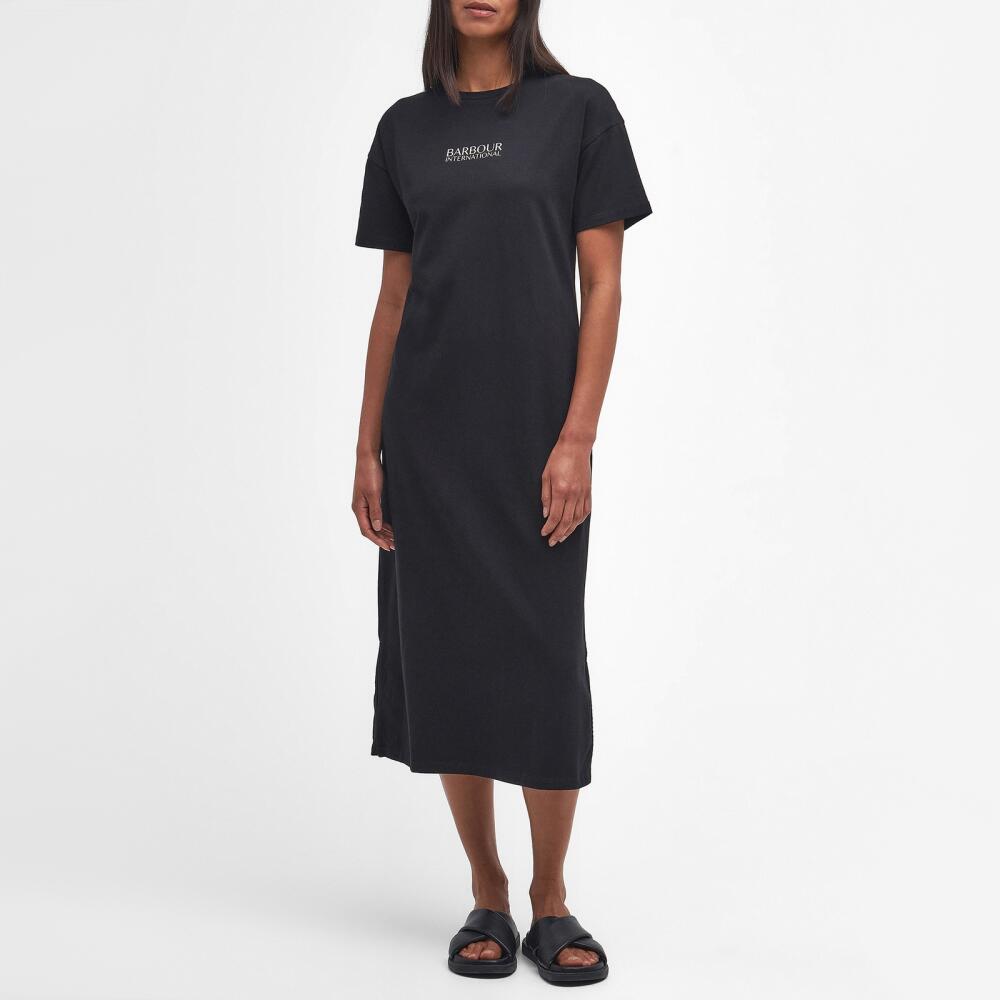 Barbour International Sofia Cotton-Blend Jersey Midi Dress Cover