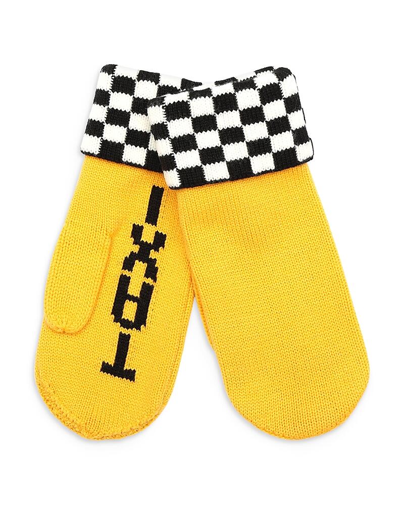 kate spade new york Taxi Checkerboard Mittens Cover