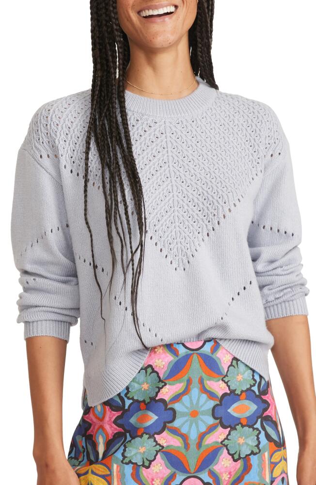 Marine Layer Olivia Crewneck Sweater in Slate Cover