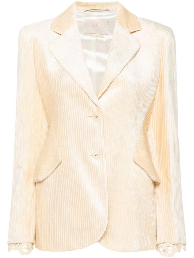 Ermanno Scervino corduroy blazer - Neutrals Cover