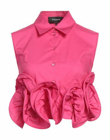 Rochas Woman Shirt Fuchsia Cotton Cover