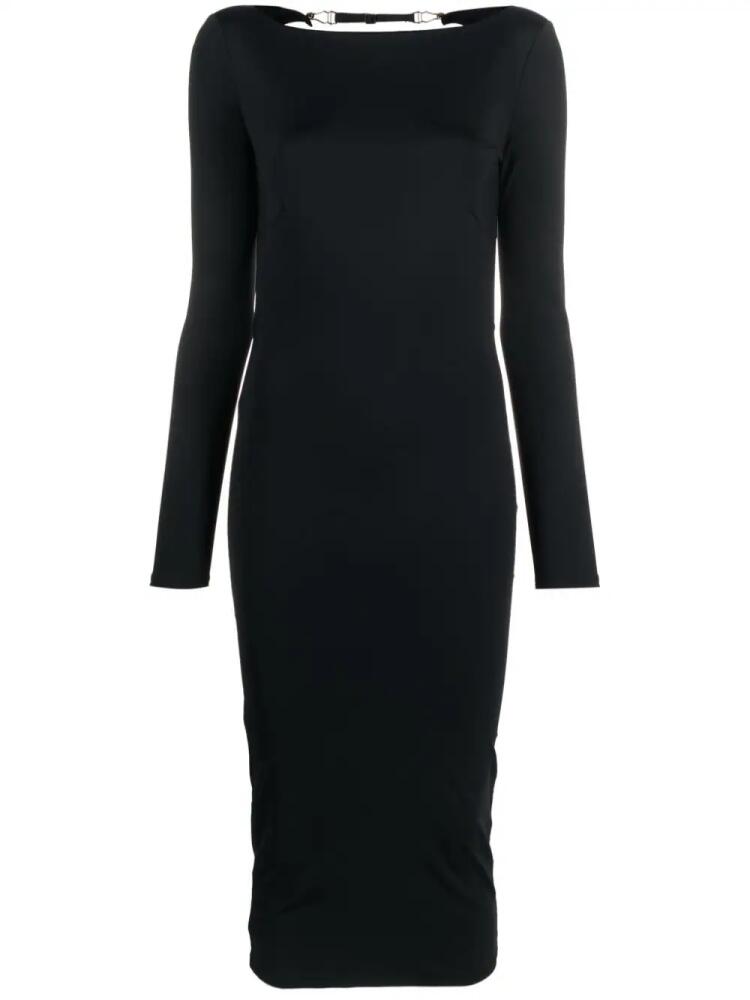 Maison Close 019 open-back midi dress - Black Cover