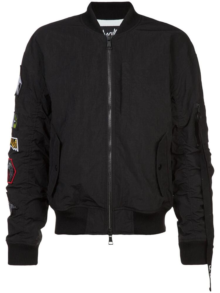 Haculla Pray For Revolution bomber jacket - Black Cover